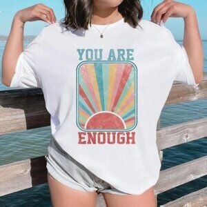 You Are Enough Tee (White/New)